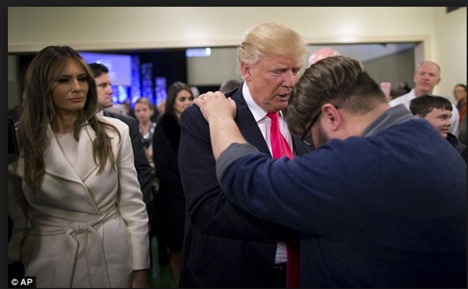Trump in Prayer